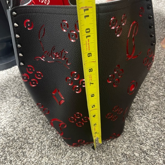 Christian Louboutin Black Tote with Red Accents - Picture 12 of 12